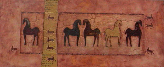 Prehistoric horse paint no. 3